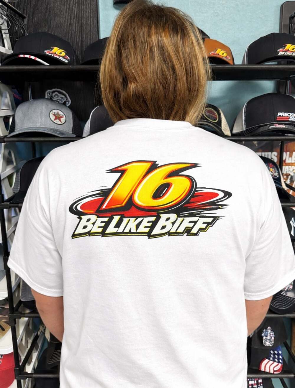 Be like Biff Greg Biffle #16 Racing  T-Shirt